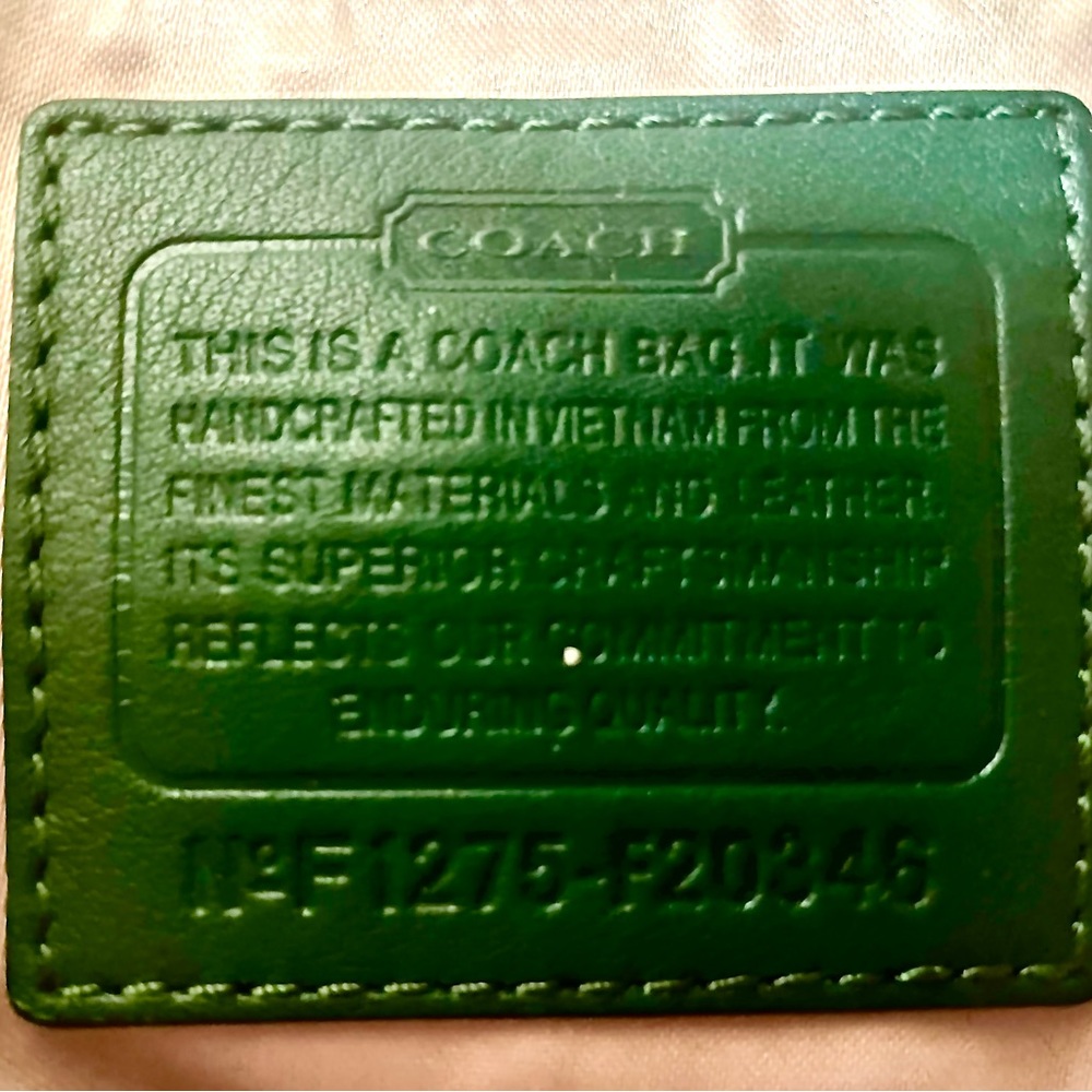 Coach Ashley Embossed Croc Bag - Picture 6 of 7